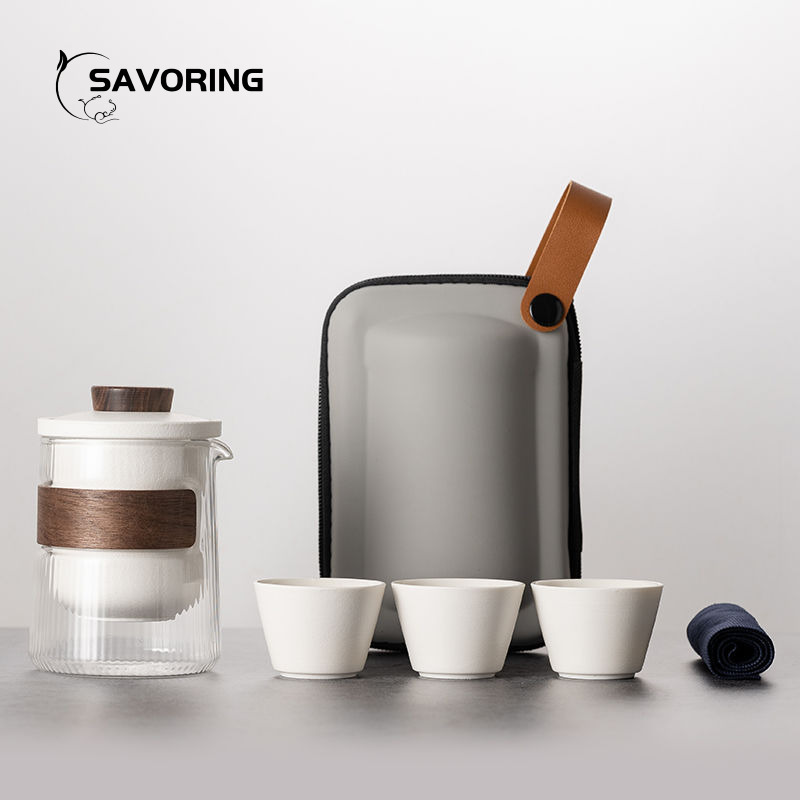 Camping Cooking Bowl - Basit Çin Seramik Çay Seti 1