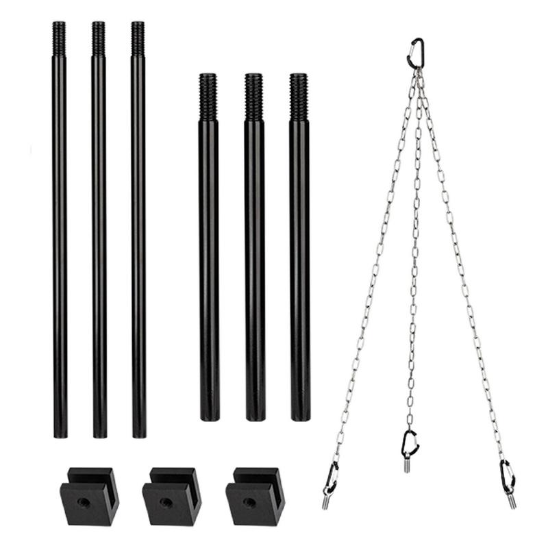 Camping Cooking Grate - Ayrılabilir izgara dikey Tripod izgara barbekü