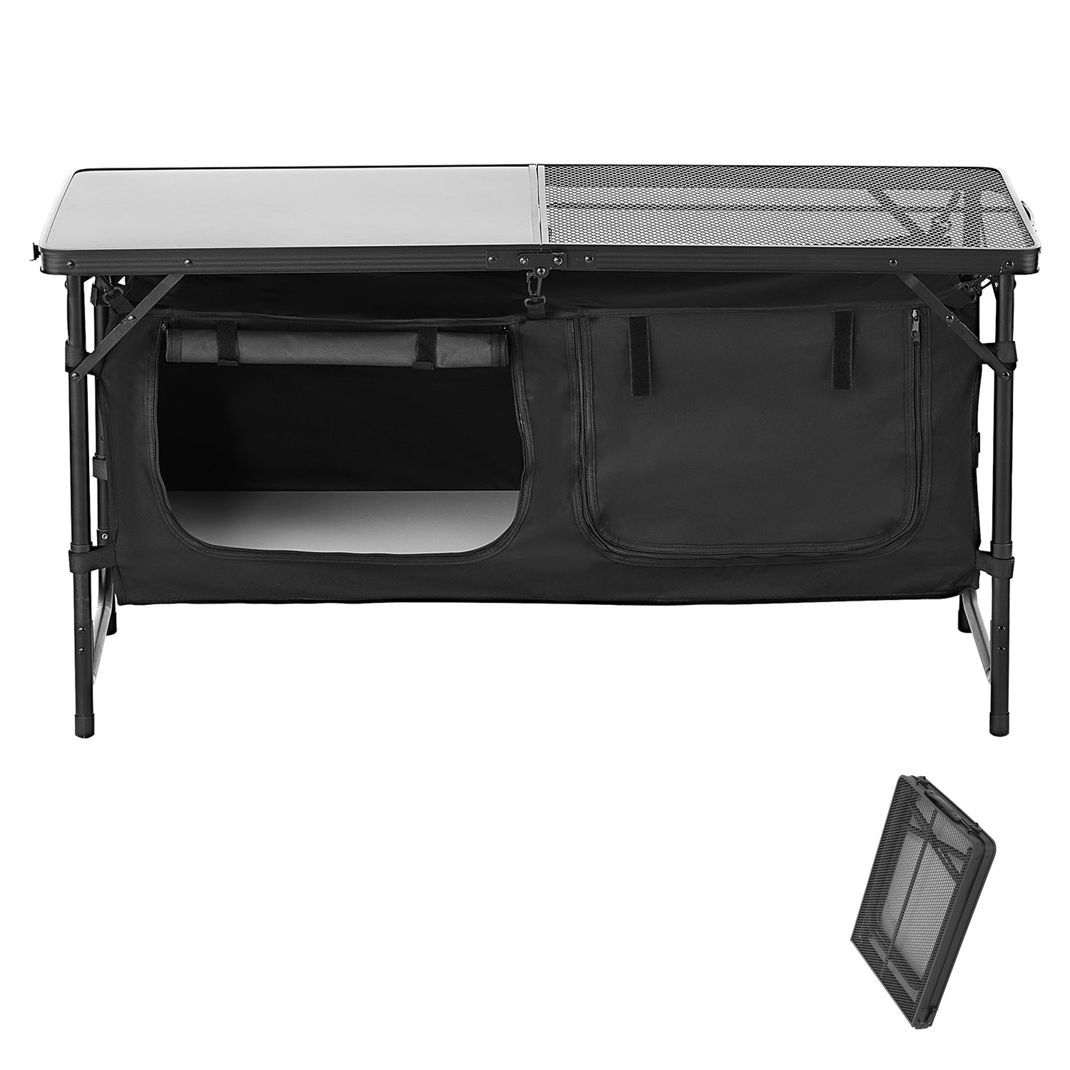 Camping Cooking Table With Storage - SucceBuy Kamp Mutfak Masası Açık Hava