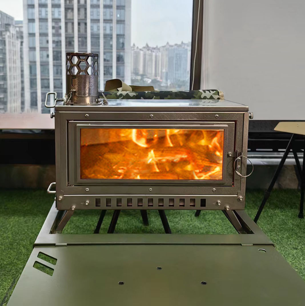 Camping Cooking Grate - Odun Sobası Çadır Sobası Katlanır Taşınabilir