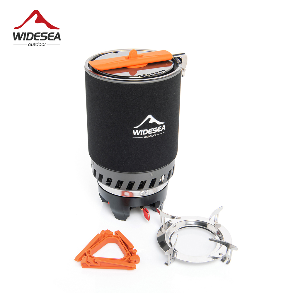 Camping Outdoor Cooking Set - Widesea Kamp Pişirme Sistemi, Isı Değiştirici
