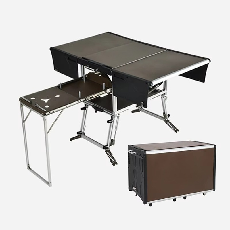Quality Camping Cooking Set - Taşınabilir Kamp Mutfağı Yüksek Kaliteli Katlanabilir