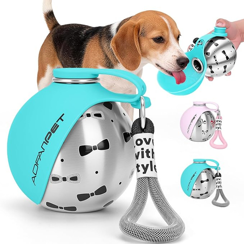 Camping Cooking Bowl - Taşınabilir Köpek Su Şişesi Paslanmaz Çelik