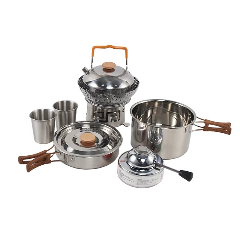 Quality Camping Cooking Set - Yüksek Kaliteli Taşınabilir Açık Hava Kamp