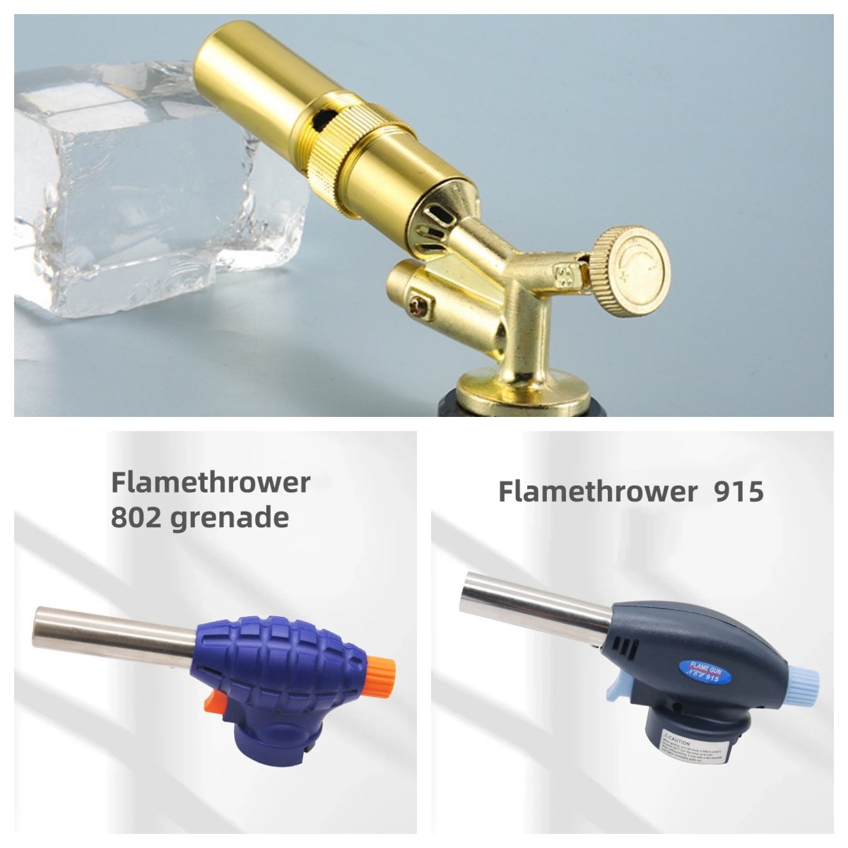 Camping Cooking Torch - Taşınabilir Kaynak Gaz Meşalesi Alev Bütan