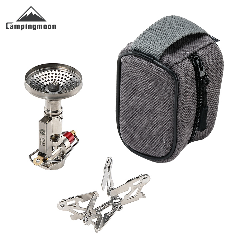 Cooking On Camping Stove - CAMPINGMOON XT-2F Xuanfeng Titanyum Roket Soba