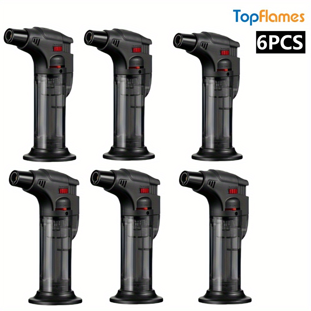 Camping Cooking Torch - 6 adet püskürtme tabancası jet bütan