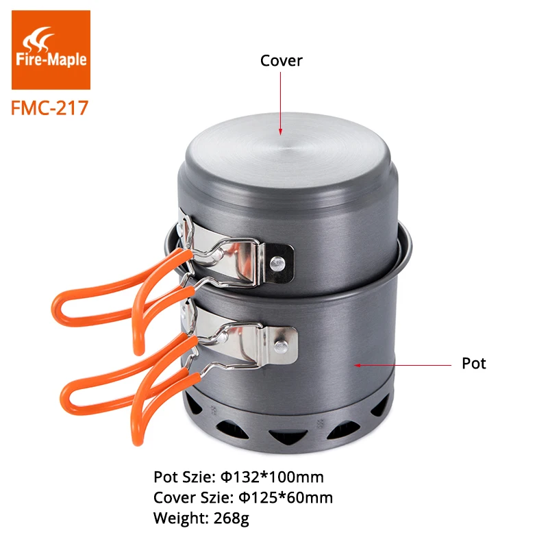 Yangın akçaağaç kamp tencere s - Camping Outdoor Cooking Set incelemesi ve fiyatı