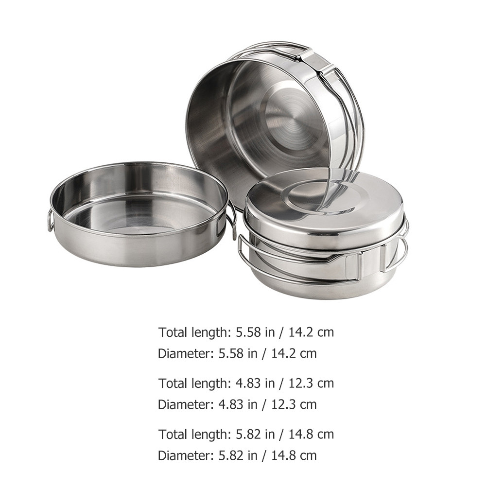 1 Set Açık Hava Paslanmaz Çeli - Camping Outdoor Cooking Set incelemesi ve fiyatı