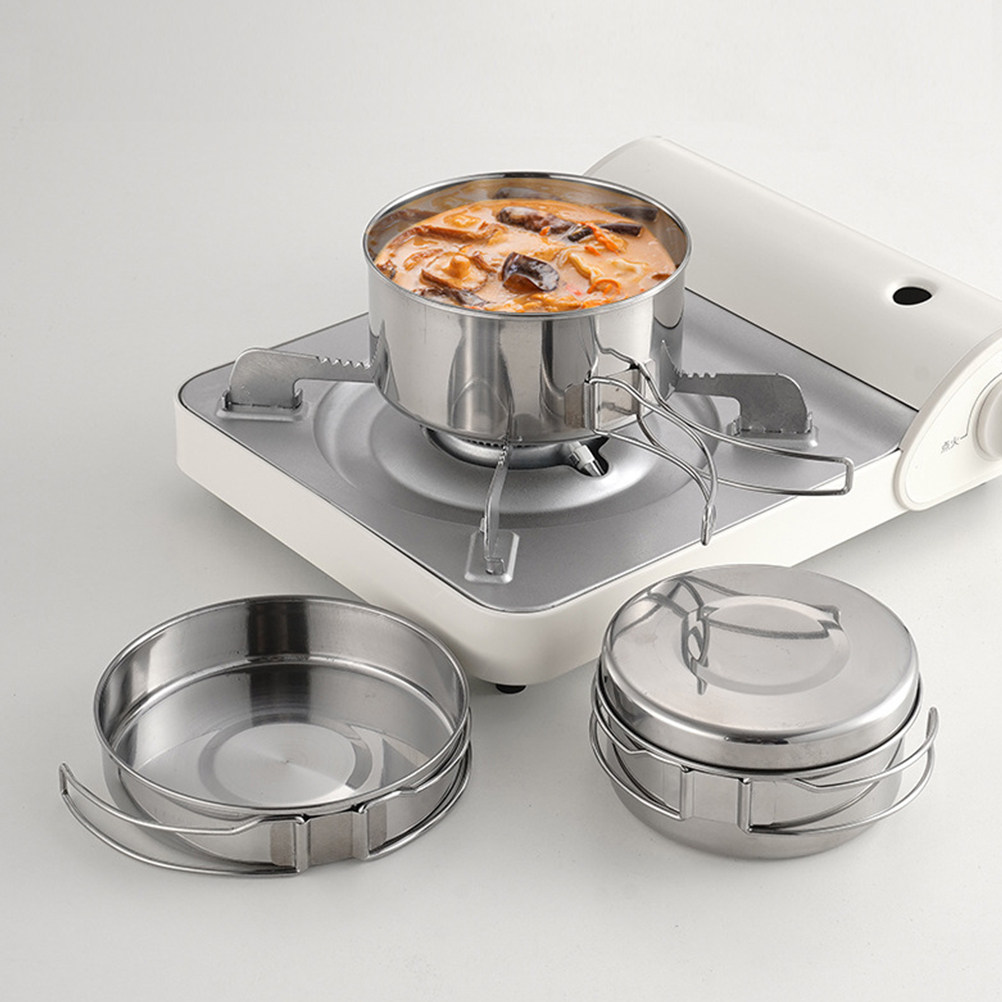 1 Set Açık Hava Paslanmaz Çeli - Camping Outdoor Cooking Set incelemesi ve fiyatı