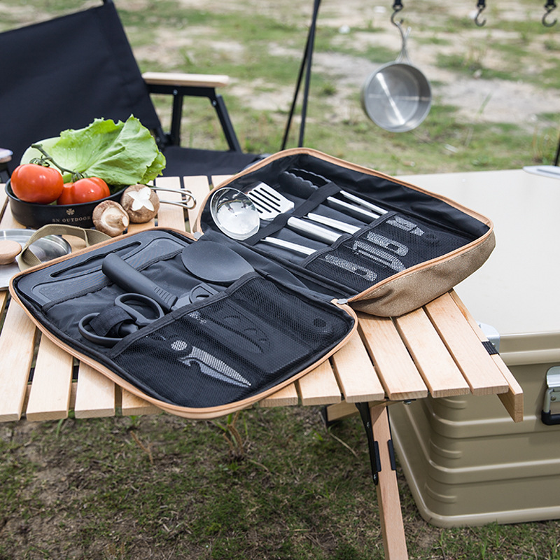 8 adet Kamp Mutfak Tencere Set - Camping Cooking Rack incelemesi ve fiyatı