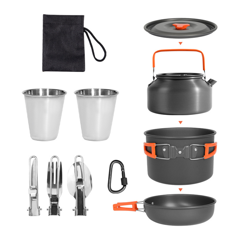 DS-308 Açık Hava Büyük Kapasit - Camping Cooking Set Ds 308 incelemesi ve fiyatı