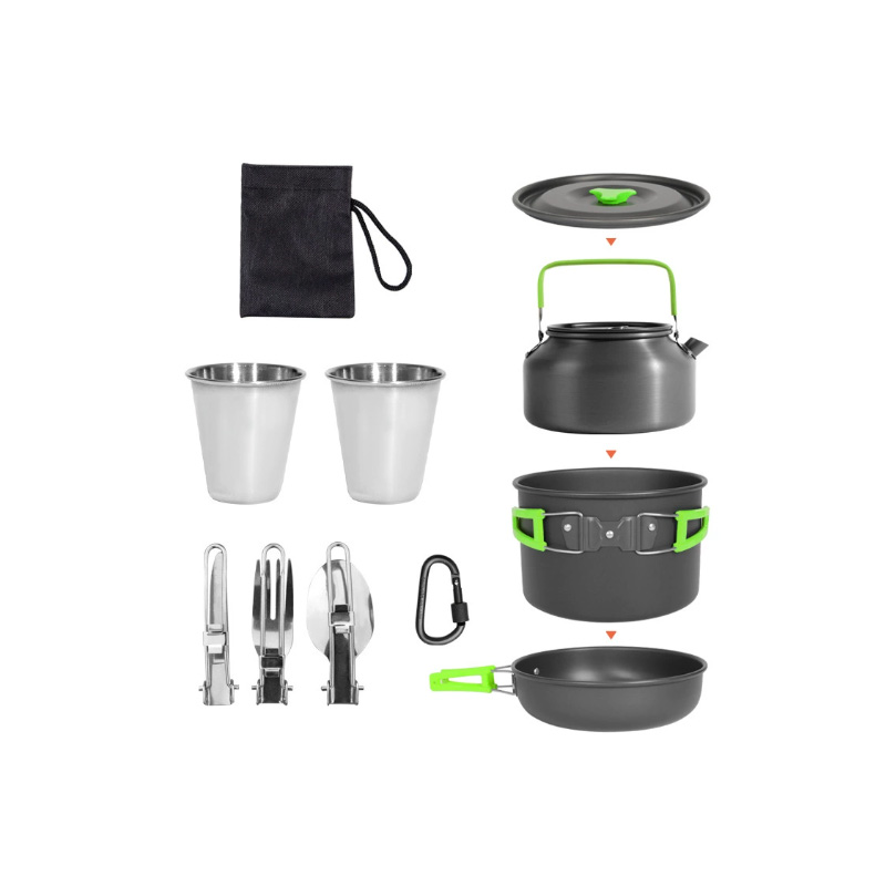 DS-308 Açık Hava Büyük Kapasit - Camping Cooking Set Ds 308 incelemesi ve fiyatı