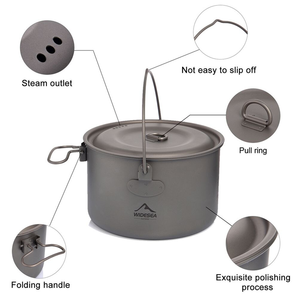 Widesea kamp sofra titanyum te - Camping Cooking Pack incelemesi ve fiyatı
