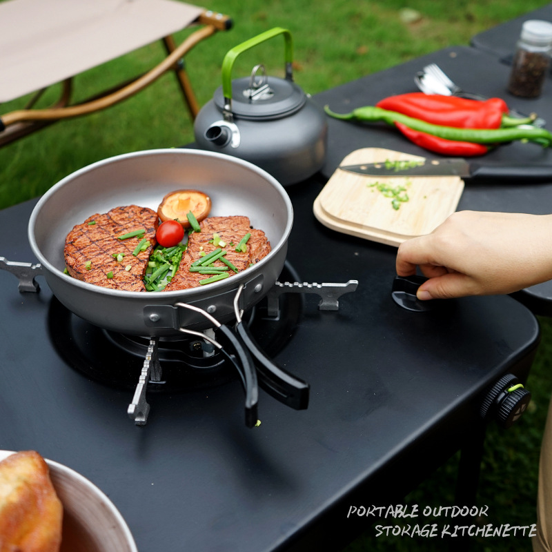 Taşınabilir Mobil Kamp Mutfak  - Camping Cooking Table With Storage incelemesi ve fiyatı