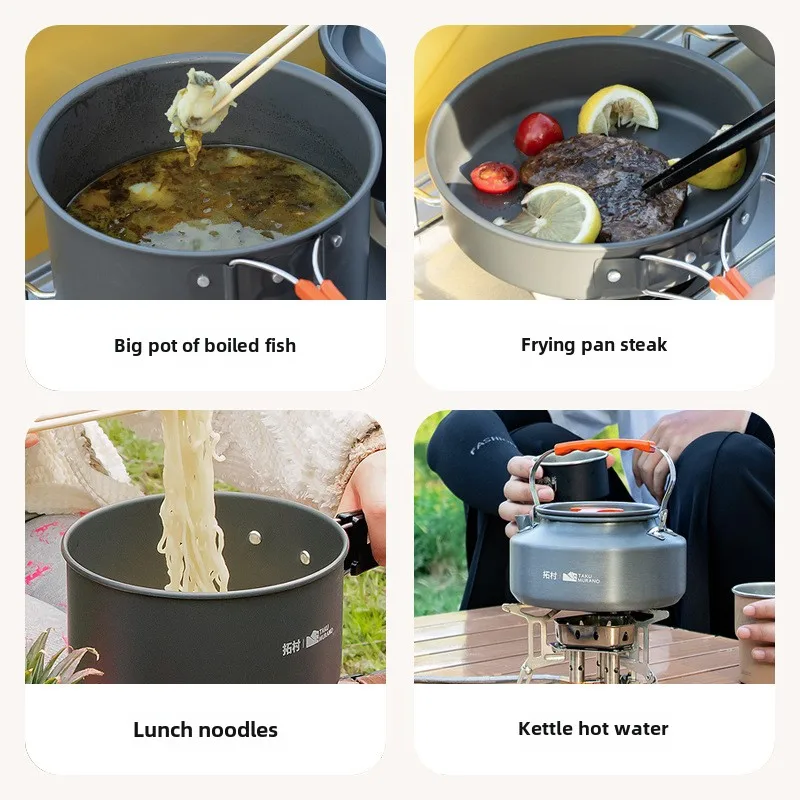Yüksek Kaliteli Açık Sofra Set - Quality Camping Cooking Set incelemesi ve fiyatı