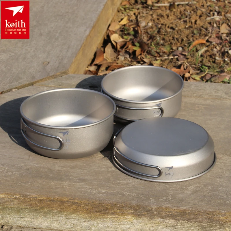 Keith 3 ADET Titanyum Tencere  - Camping Outdoor Cooking Set incelemesi ve fiyatı