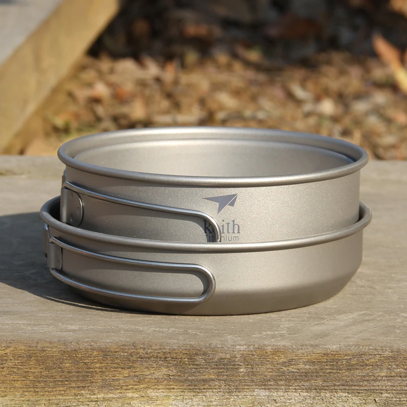 Keith 3 ADET Titanyum Tencere  - Camping Outdoor Cooking Set incelemesi ve fiyatı