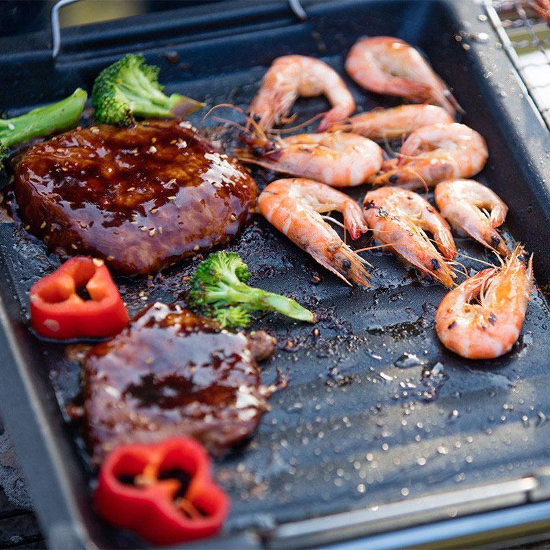 Açık havada kalın kare ızgara  - Camping Hiking Cooking incelemesi ve fiyatı