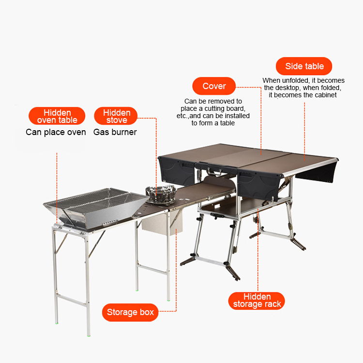 Taşınabilir Kamp Mutfağı Yükse - Quality Camping Cooking Set incelemesi ve fiyatı