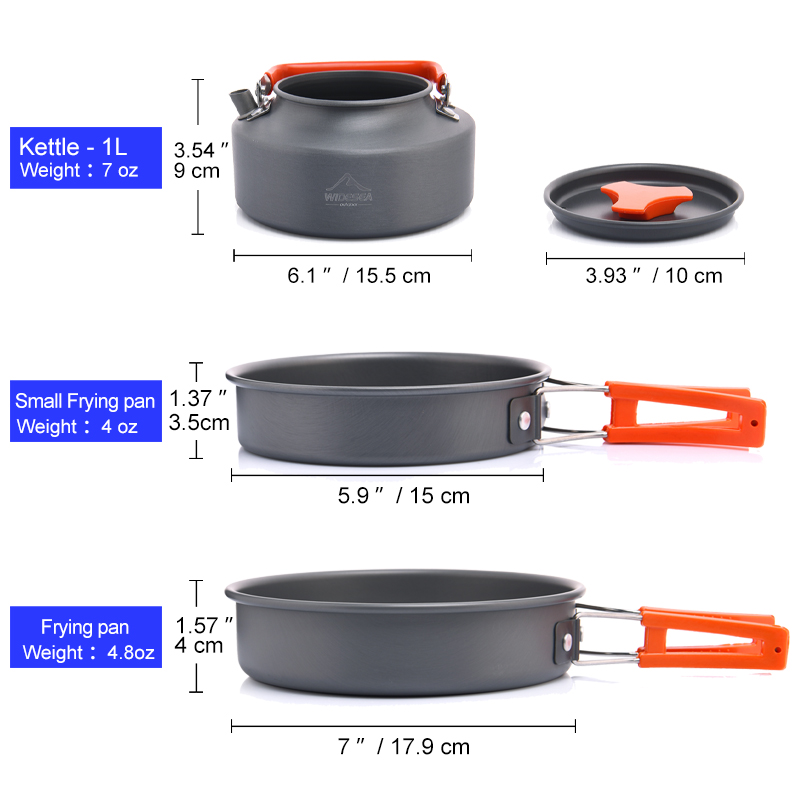 Widesea kamp açık TENCERE SETİ - Camping Cooking Pack incelemesi ve fiyatı