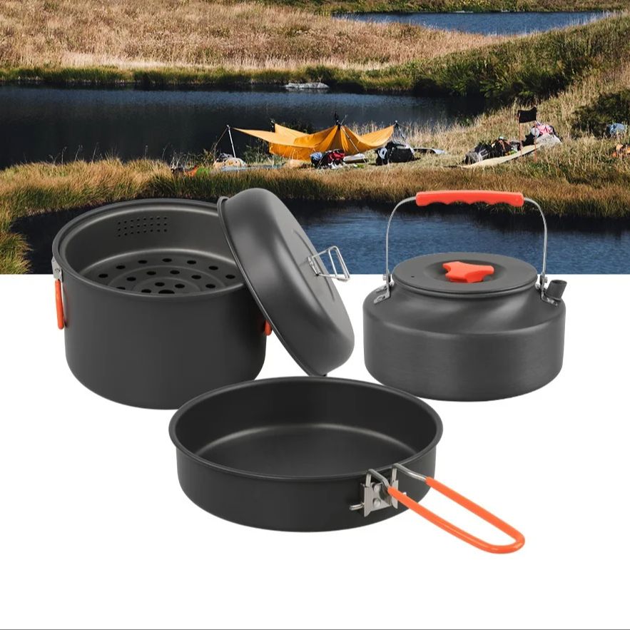 Açık TENCERE SETİ kamp tencere - Camping Outdoor Cooking Set incelemesi ve fiyatı
