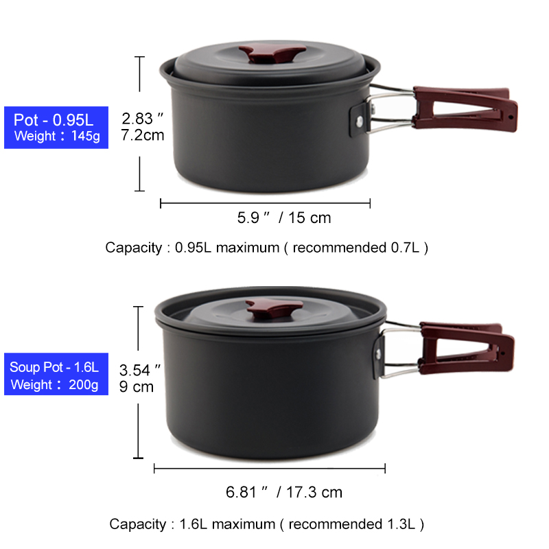 Widesea kamp TENCERE SETİ açık - Camping Cooking All In One incelemesi ve fiyatı