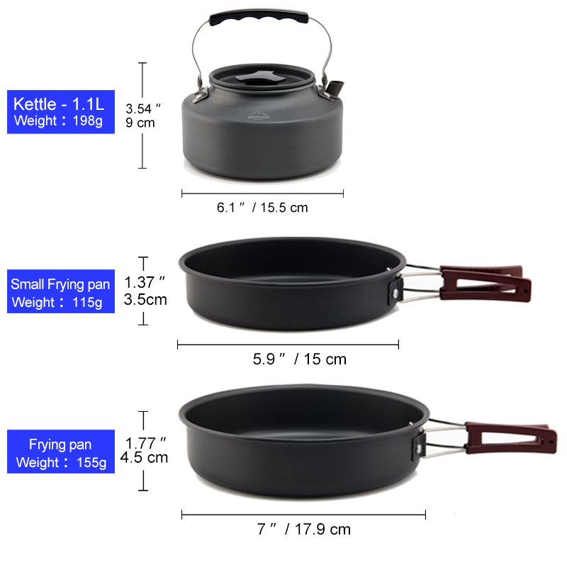 Widesea kamp TENCERE SETİ açık - Camping Cooking All In One incelemesi ve fiyatı