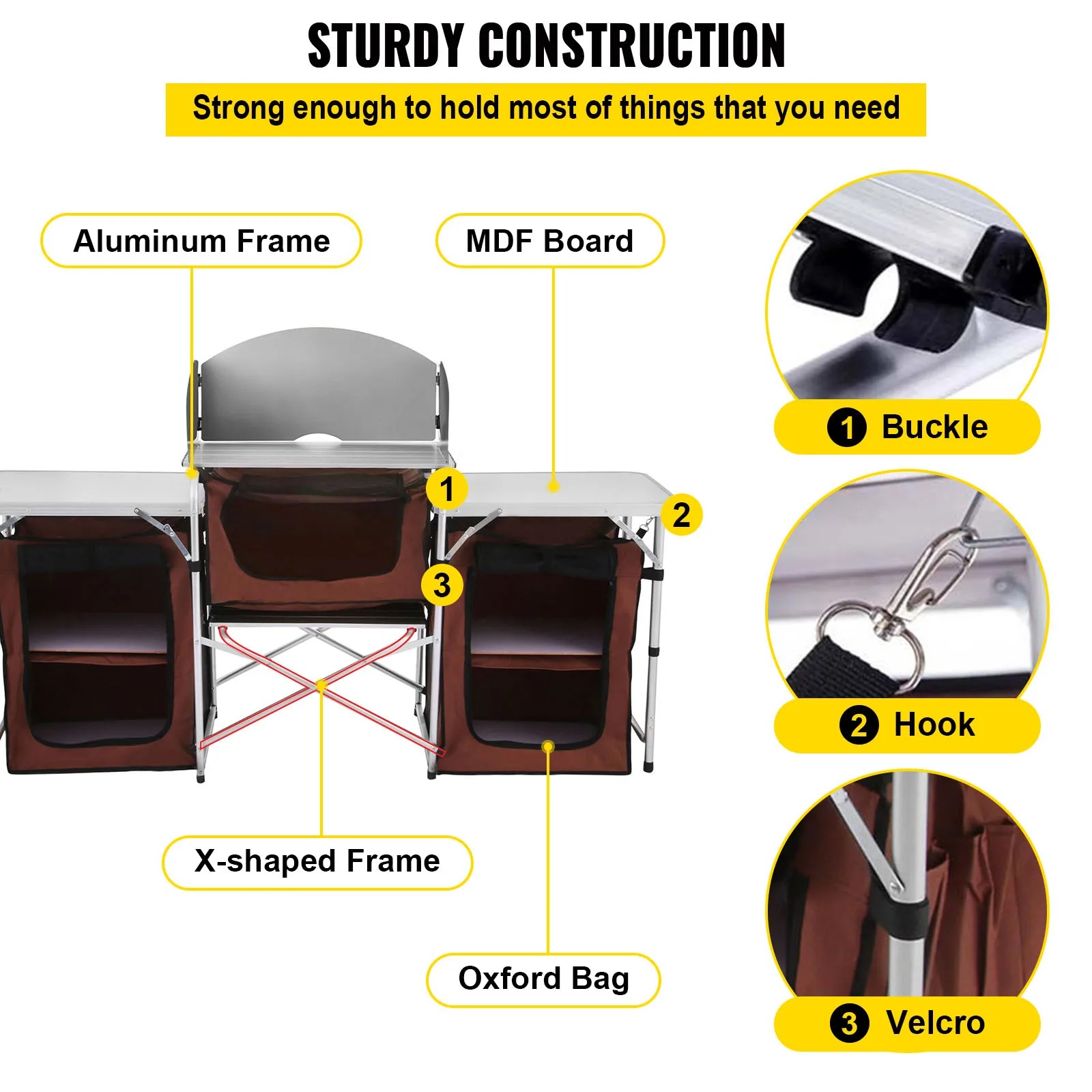 Singwinner Kamp Açık Hava Mutf - Camping Cooking Table With Storage incelemesi ve fiyatı