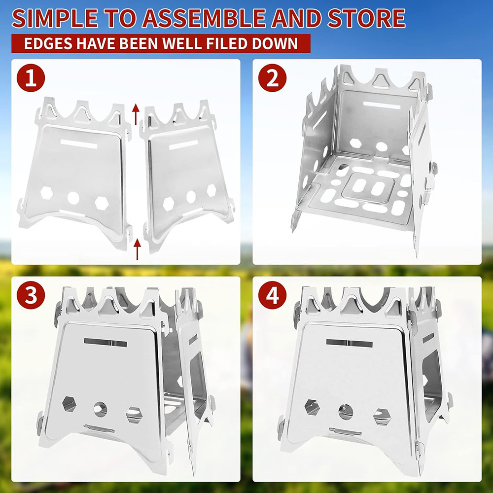 Taşınabilir kamp ahşap soba pa - Camping Cooking Grate incelemesi ve fiyatı